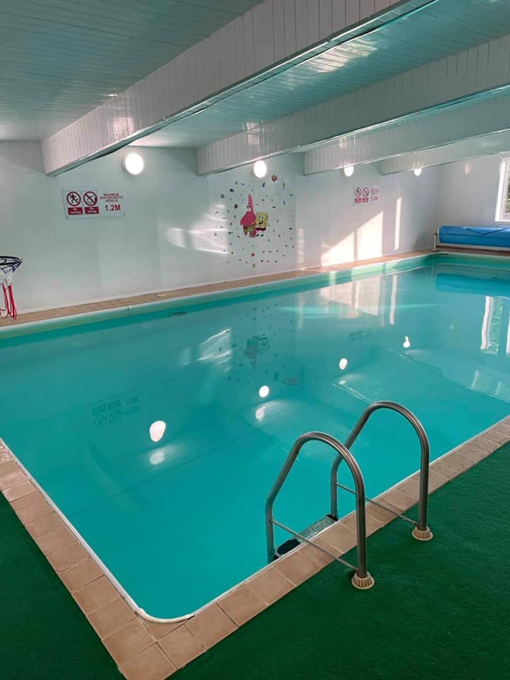 Swimming pool availability at Brandeleys Caravan Holiday Park near Dumfries