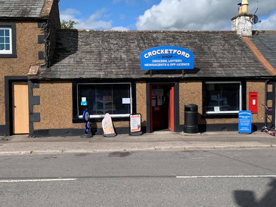 Village shop in Crocketford is only 5 minutes walk from Brandedleys